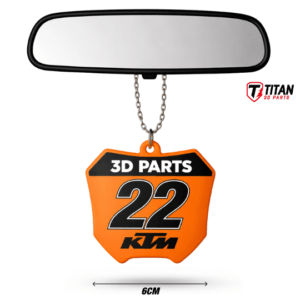 Pingentes Number Plate KTM 01 MX Personalizados
