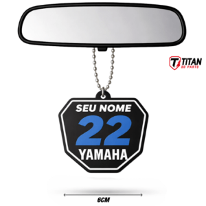 Pingentes Number Plate Yamaha MX Personalizados