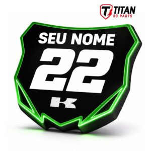 Luminária de Led Kawasaki KX Motocross Personalizada