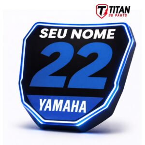 Luminária de Led Yamaha Motocross Personalizada