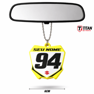 Pingentes Number Plate Suzuki MX Personalizado