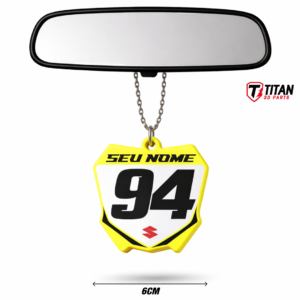 Pingentes Number Plate Suzuki MX Personalizado