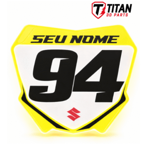 Placa LED Personalizada Suzuki com Nome e Número Motocross